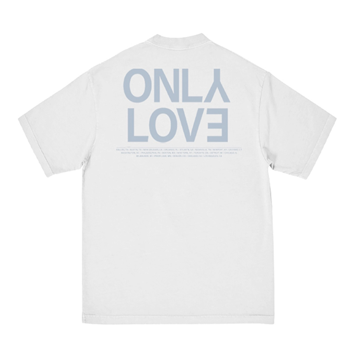 Only Love Oversized Photo Tour 2023 Tee