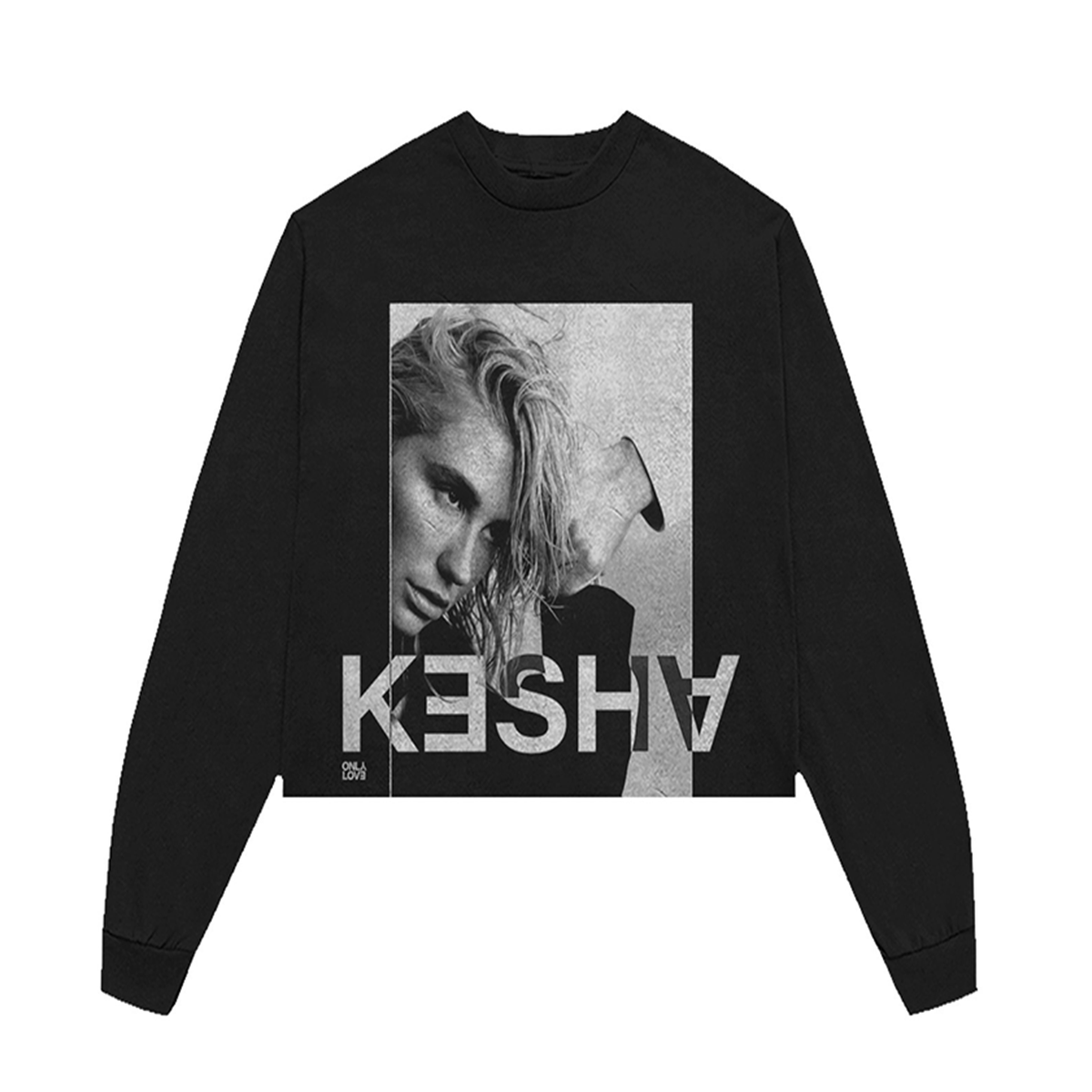 Kesha Only Love Cropped Crewneck